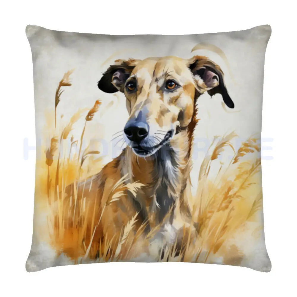 Kissen "Galgo - Natur" Weiß – hunde-shirt.de