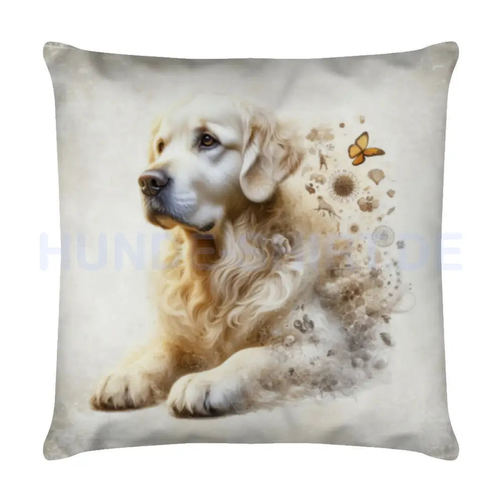 Kissen "Golden Retriever - Dream" Weiß – hunde-shirt.de