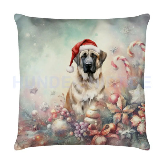 Kissen "Kangal Weihnachten" Weiß – hunde-shirt.de