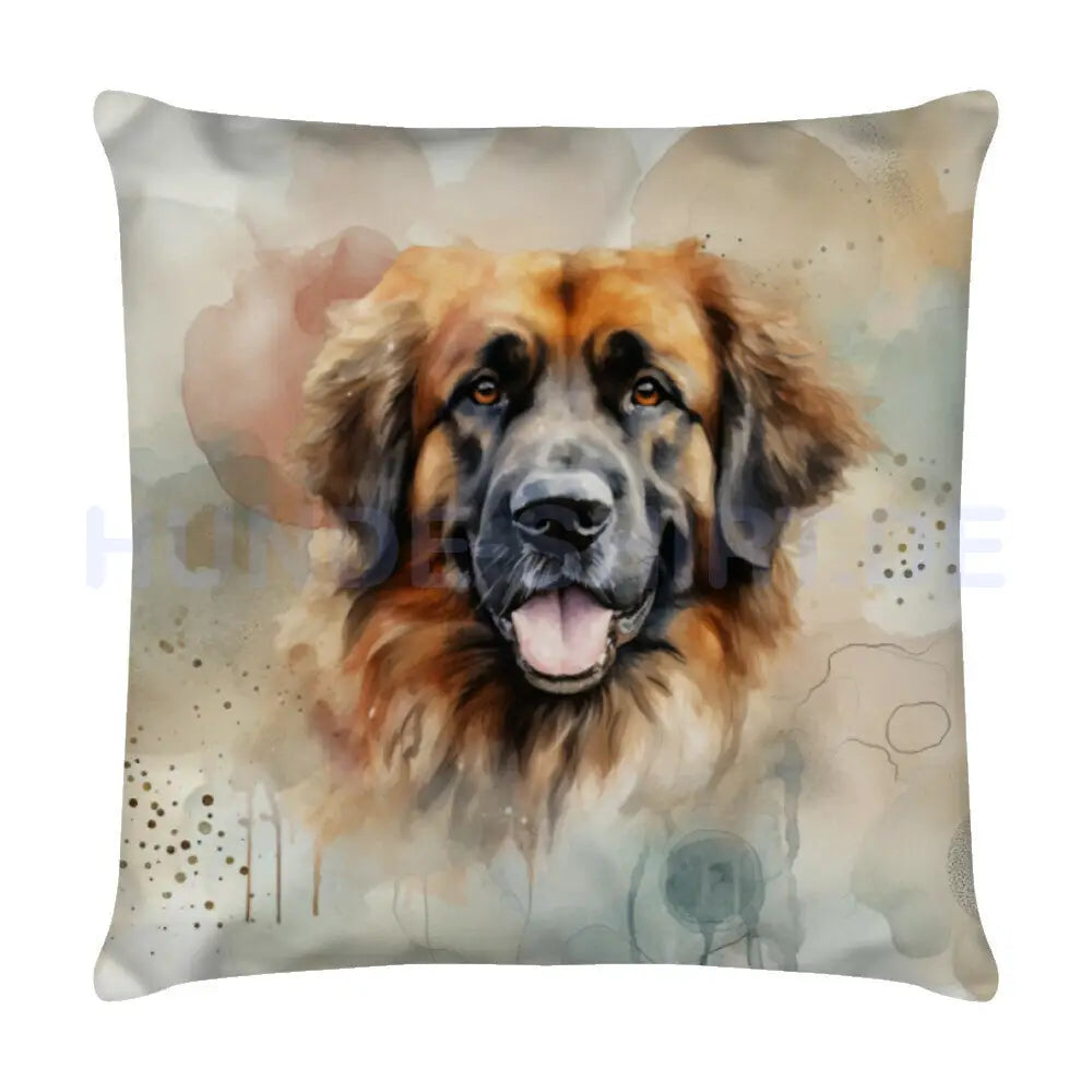 Kissen "Leonberger brown" Weiß – hunde-shirt.de