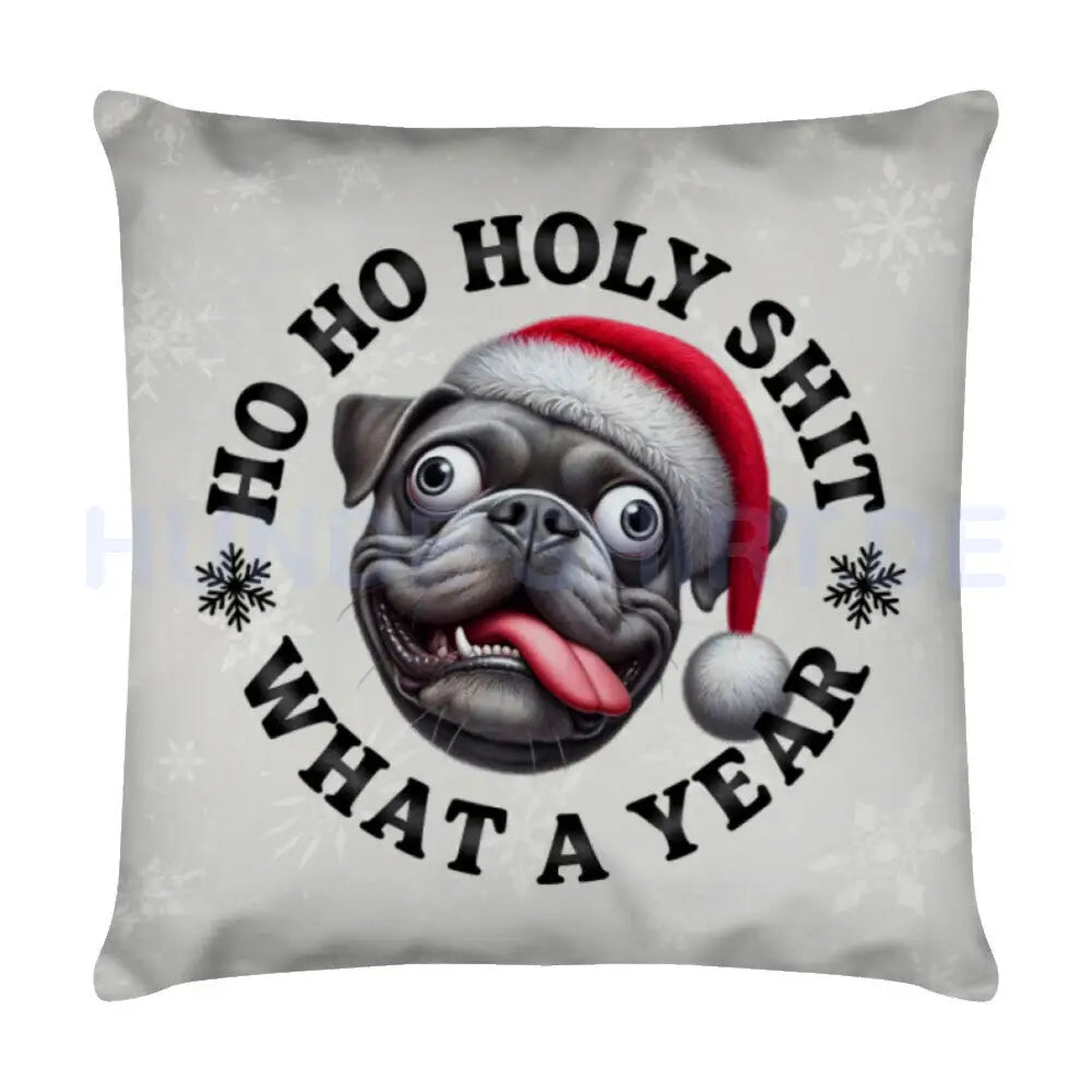 Kissen "OEB - HO HO...2" Weiß – hunde-shirt.de