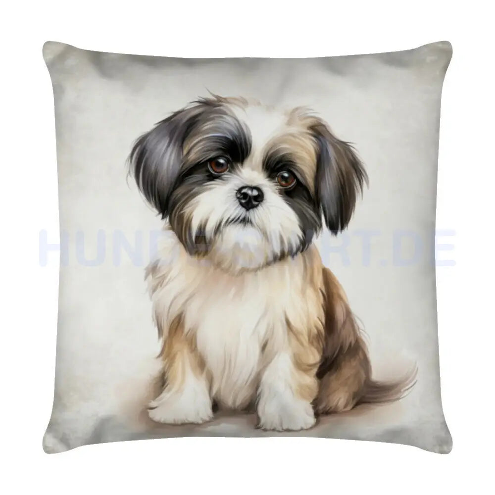 Kissen "Shih Tzu - Sweety" Weiß – hunde-shirt.de