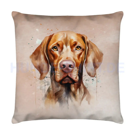 Kissen "Vizsla Portrait" Weiß – hunde-shirt.de