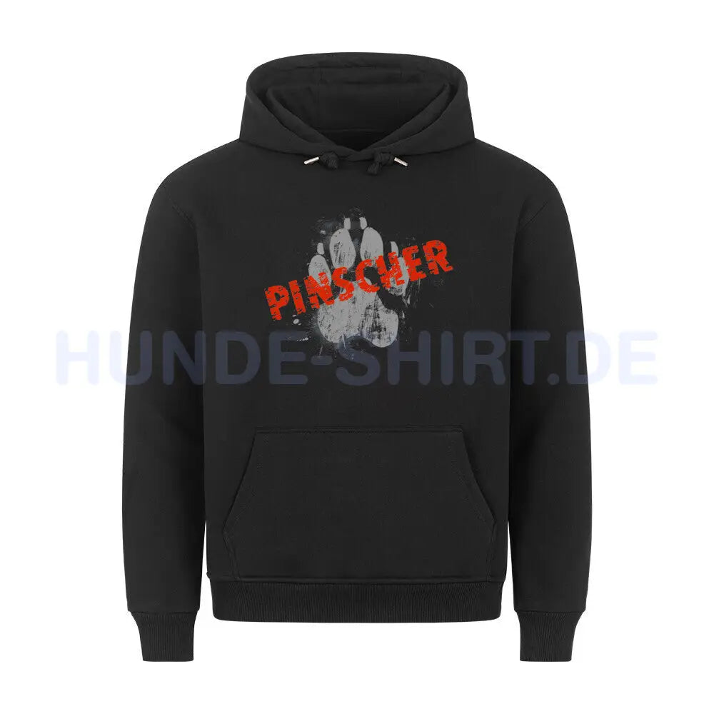 Premium Hoodie "Affenpinscher - Pinscher PAW" Schwarz – hunde-shirt.de