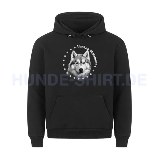 Premium Hoodie "Alaskan Malamute R" Schwarz – hunde-shirt.de