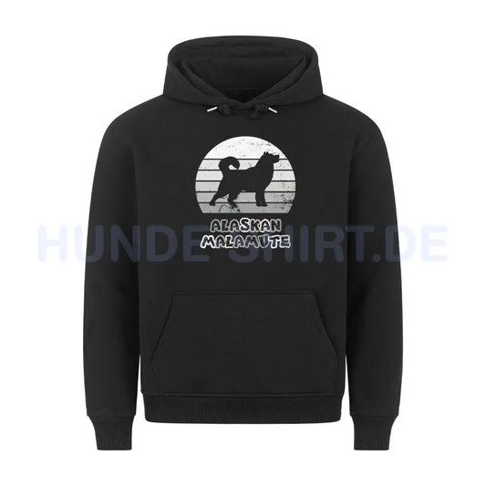 Premium Hoodie "Alaskan Malamute S" Schwarz – hunde-shirt.de