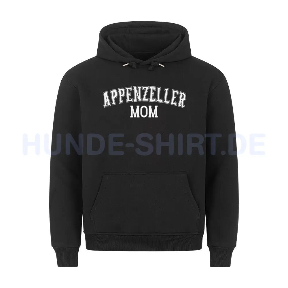 Premium Hoodie "Appenzeller - MOM" Schwarz – hunde-shirt.de