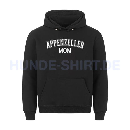 Premium Hoodie "Appenzeller - MOM" Schwarz – hunde-shirt.de