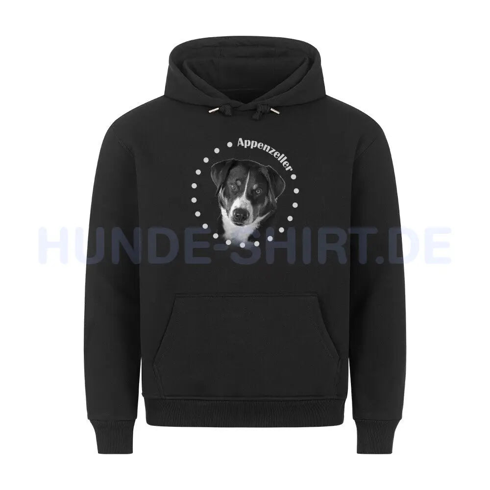 Premium Hoodie "Appenzeller Sennenhund R" Schwarz – hunde-shirt.de