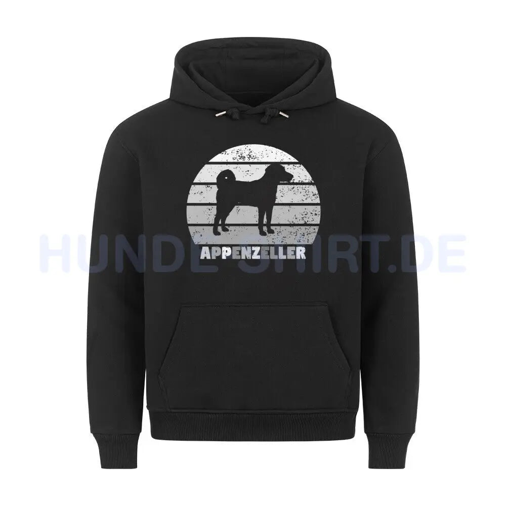 Premium Hoodie "Appenzeller Sennenhund" Schwarz – hunde-shirt.de