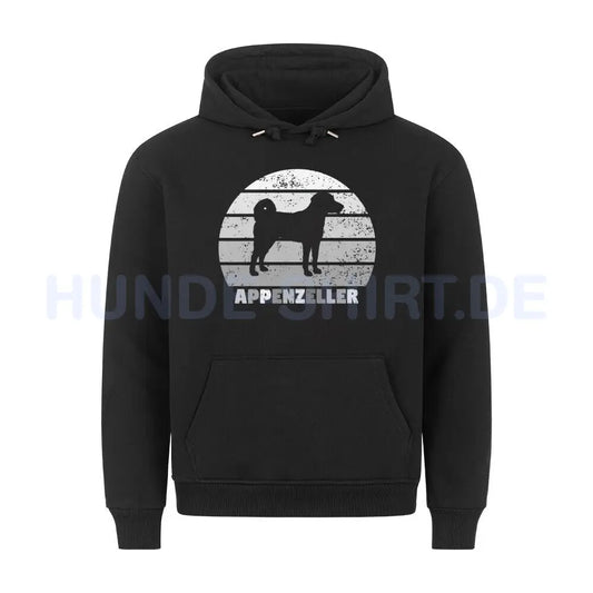 Premium Hoodie "Appenzeller Sennenhund" Schwarz – hunde-shirt.de