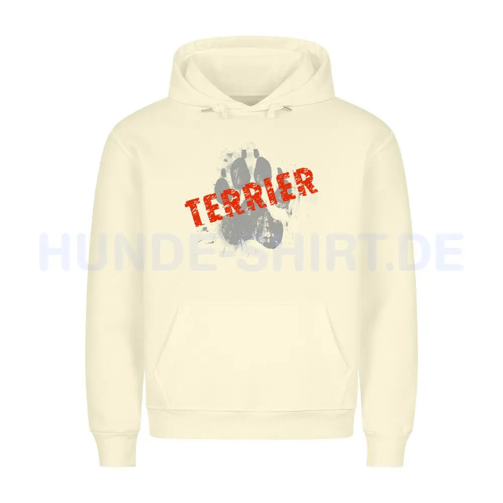 Premium Hoodie "Australian Terrier - PAW" Beige – hunde-shirt.de