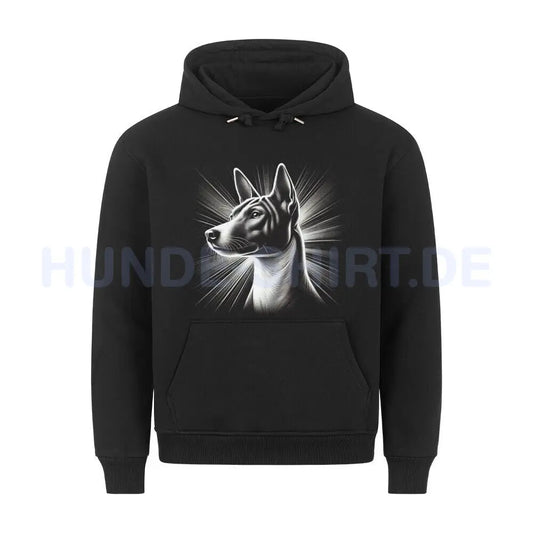 Premium Hoodie "Basenji - Shine" Schwarz – hunde-shirt.de