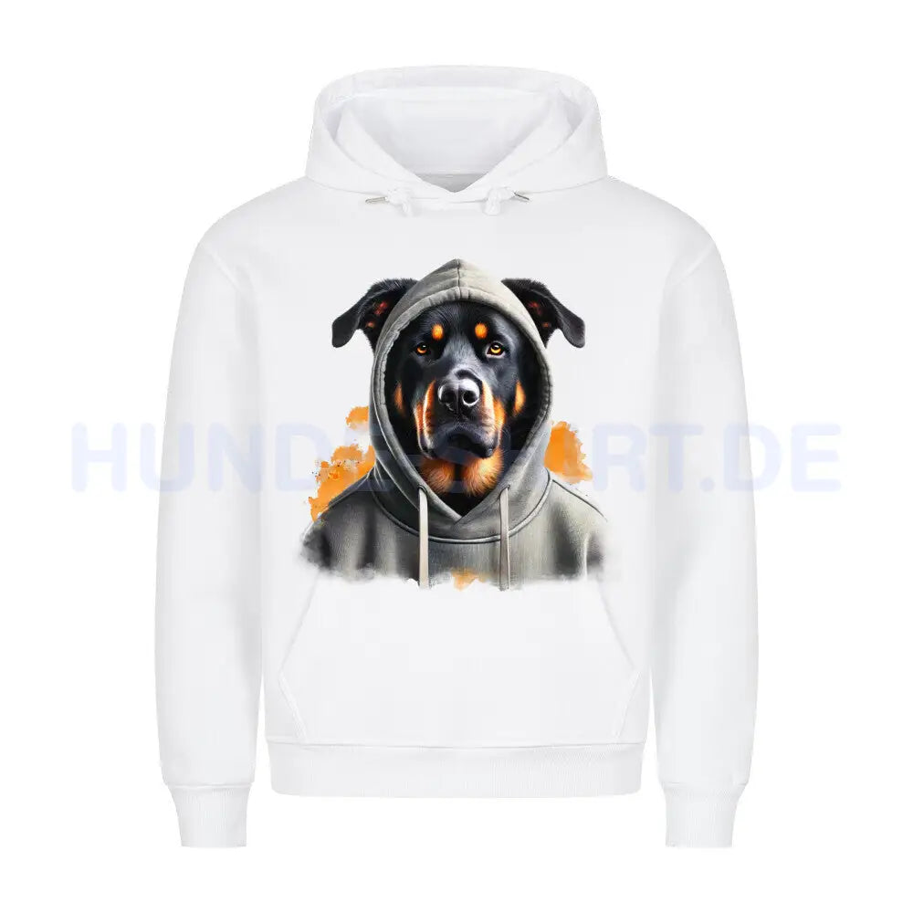 Premium Hoodie "Beauceron Hooded" Weiß – hunde-shirt.de