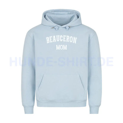 Premium Hoodie "Beauceron - MOM" Babyblau – hunde-shirt.de