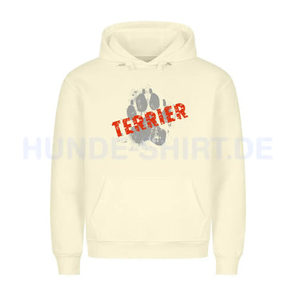 Premium Hoodie "Bedlington Terrier - PAW" Beige – hunde-shirt.de