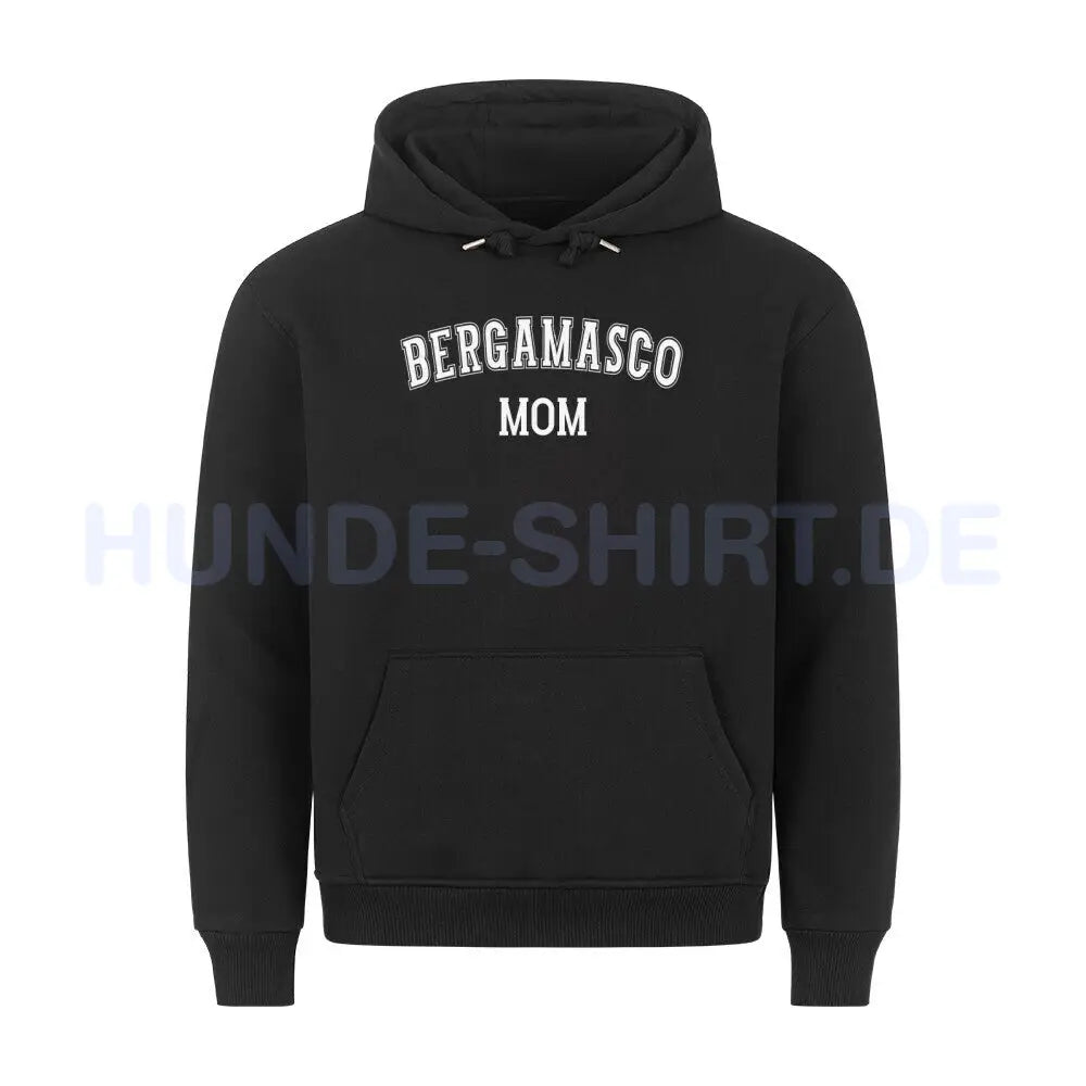 Premium Hoodie "Bergamasco - MOM" Schwarz – hunde-shirt.de