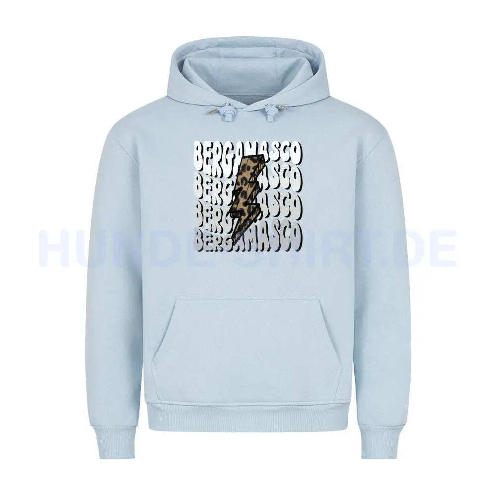 Premium Hoodie "Bergamasco" Babyblau – hunde-shirt.de