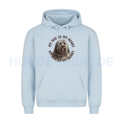 Premium Hoodie "Bergamasker Hirtenhund H" Babyblau – hunde-shirt.de