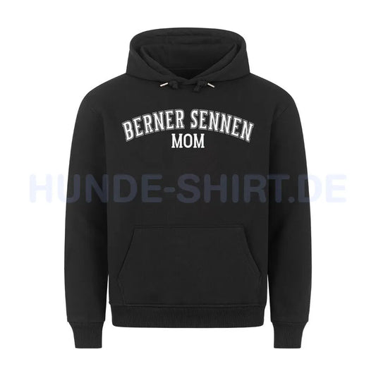 Premium Hoodie "Berner Sennenhund - MOM" Schwarz – hunde-shirt.de