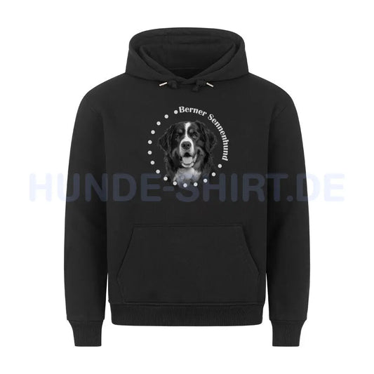 Premium Hoodie "Berner Sennenhund R" Schwarz – hunde-shirt.de