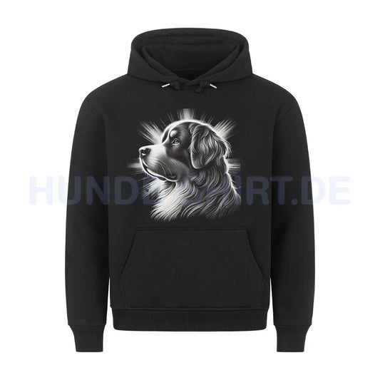 Premium Hoodie "Berner Sennenhund - Shine" Schwarz – hunde-shirt.de