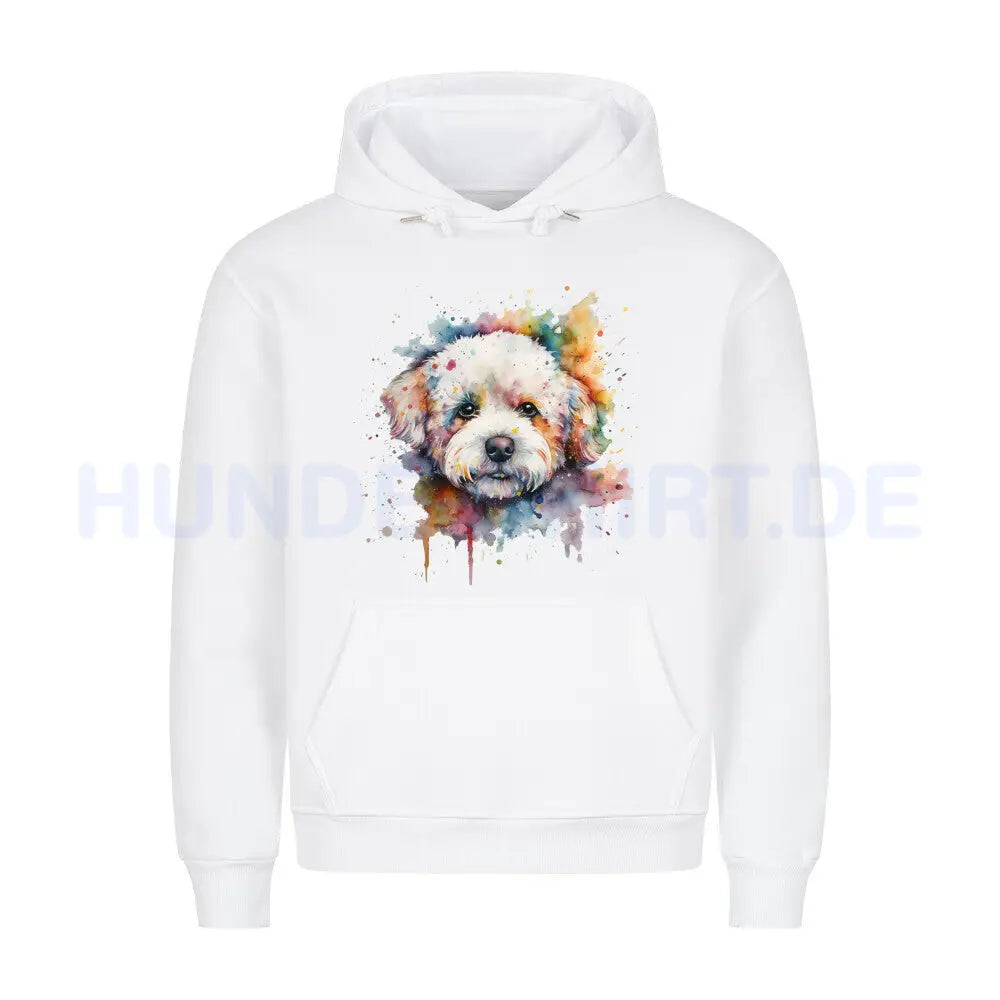 Premium Hoodie "Bichon Frisé Fun" Weiß – hunde-shirt.de