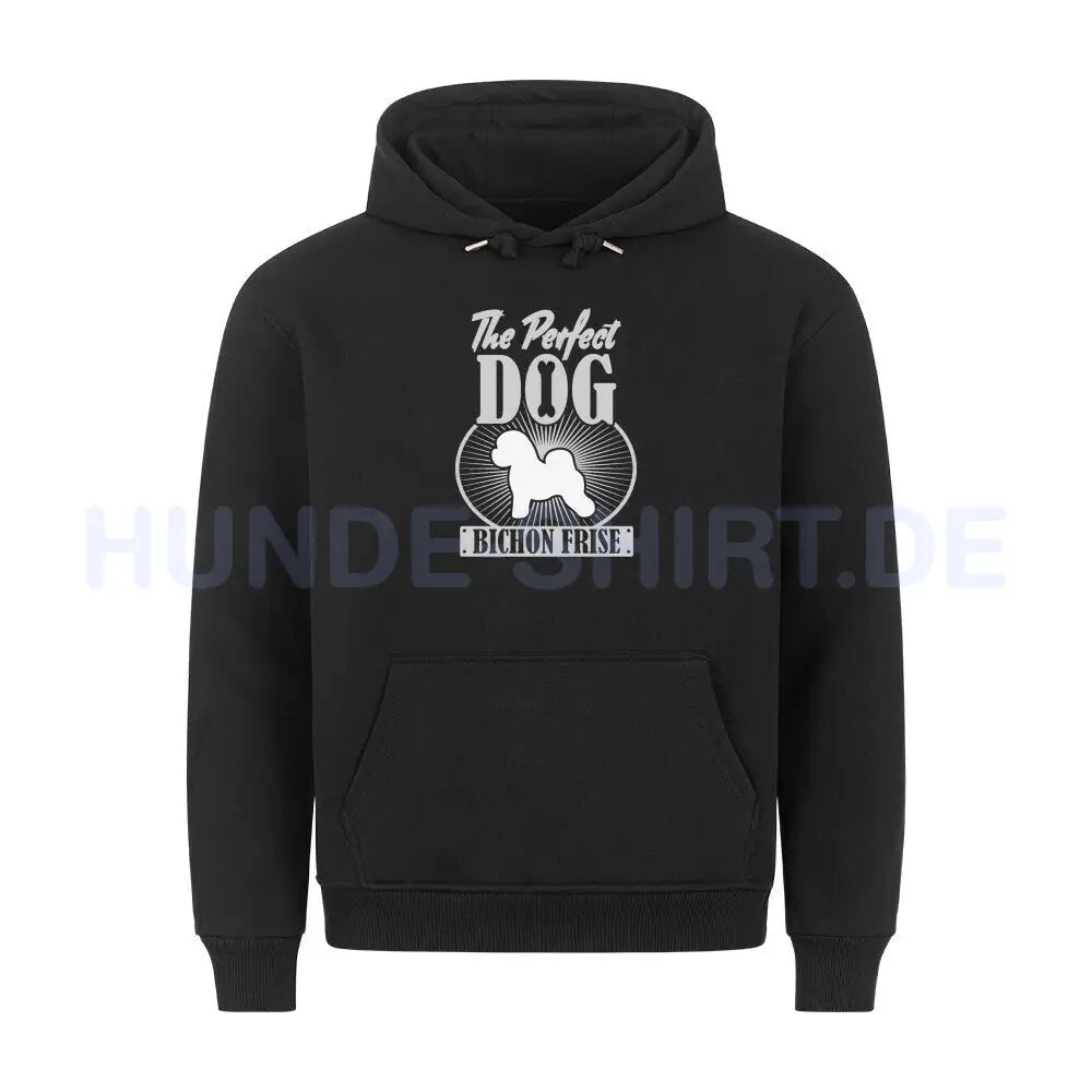 Premium Hoodie "Bichon Frisé - Perfect" Schwarz – hunde-shirt.de