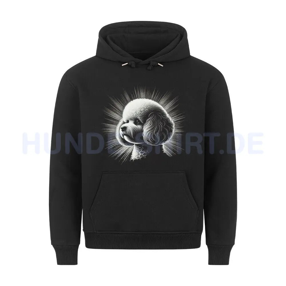 Premium Hoodie "Bichon Frisé - Shine" Schwarz – hunde-shirt.de