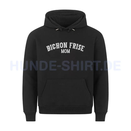 Premium Hoodie "Bichon - MOM" Schwarz – hunde-shirt.de