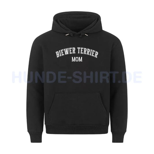 Premium Hoodie "Biewer Terrier - MOM" Schwarz – hunde-shirt.de