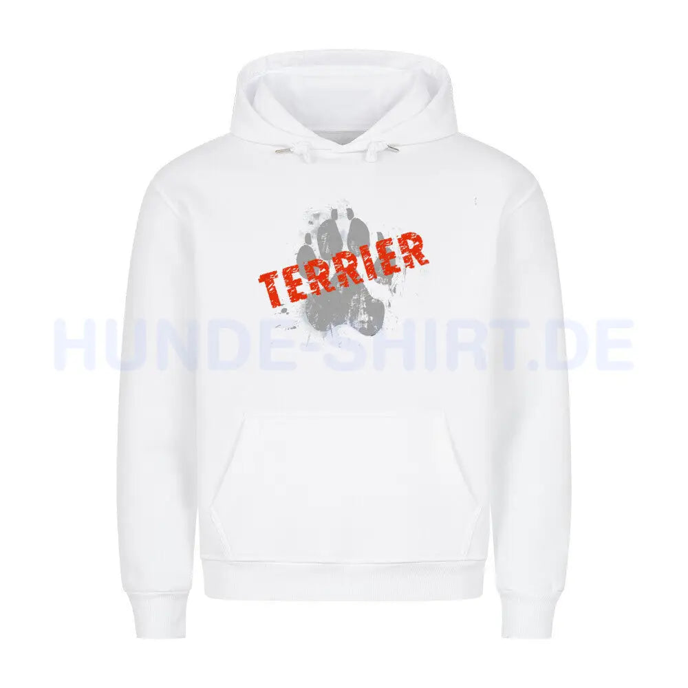 Premium Hoodie "Biewer Terrier - PAW" Weiß – hunde-shirt.de