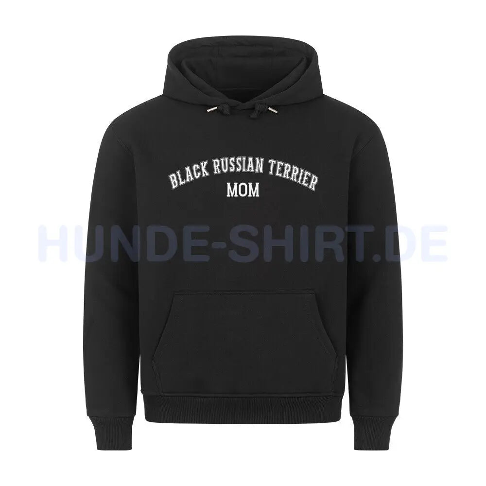 Premium Hoodie "Black Russian Terrier - MOM" Schwarz – hunde-shirt.de