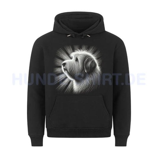 Premium Hoodie "Bobtail - Shine" Schwarz – hunde-shirt.de