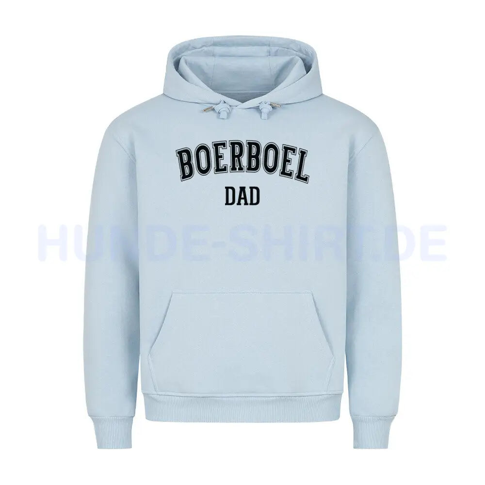 Premium Hoodie "Boerboel - DAD" Babyblau – hunde-shirt.de