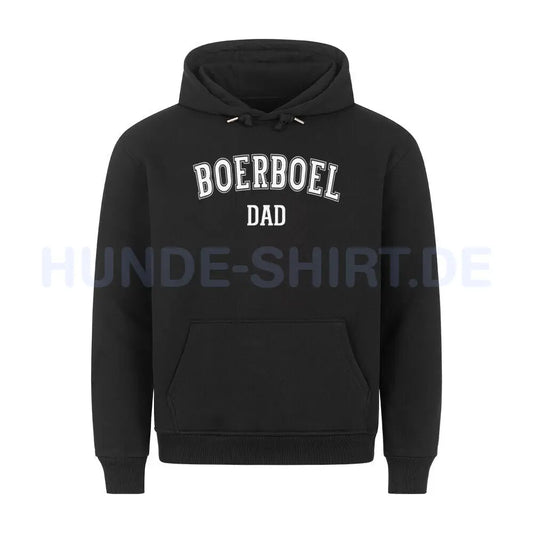 Premium Hoodie "Boerboel - DAD" Schwarz – hunde-shirt.de