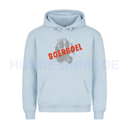 Premium Hoodie "Boerboel - PAW" Babyblau – hunde-shirt.de