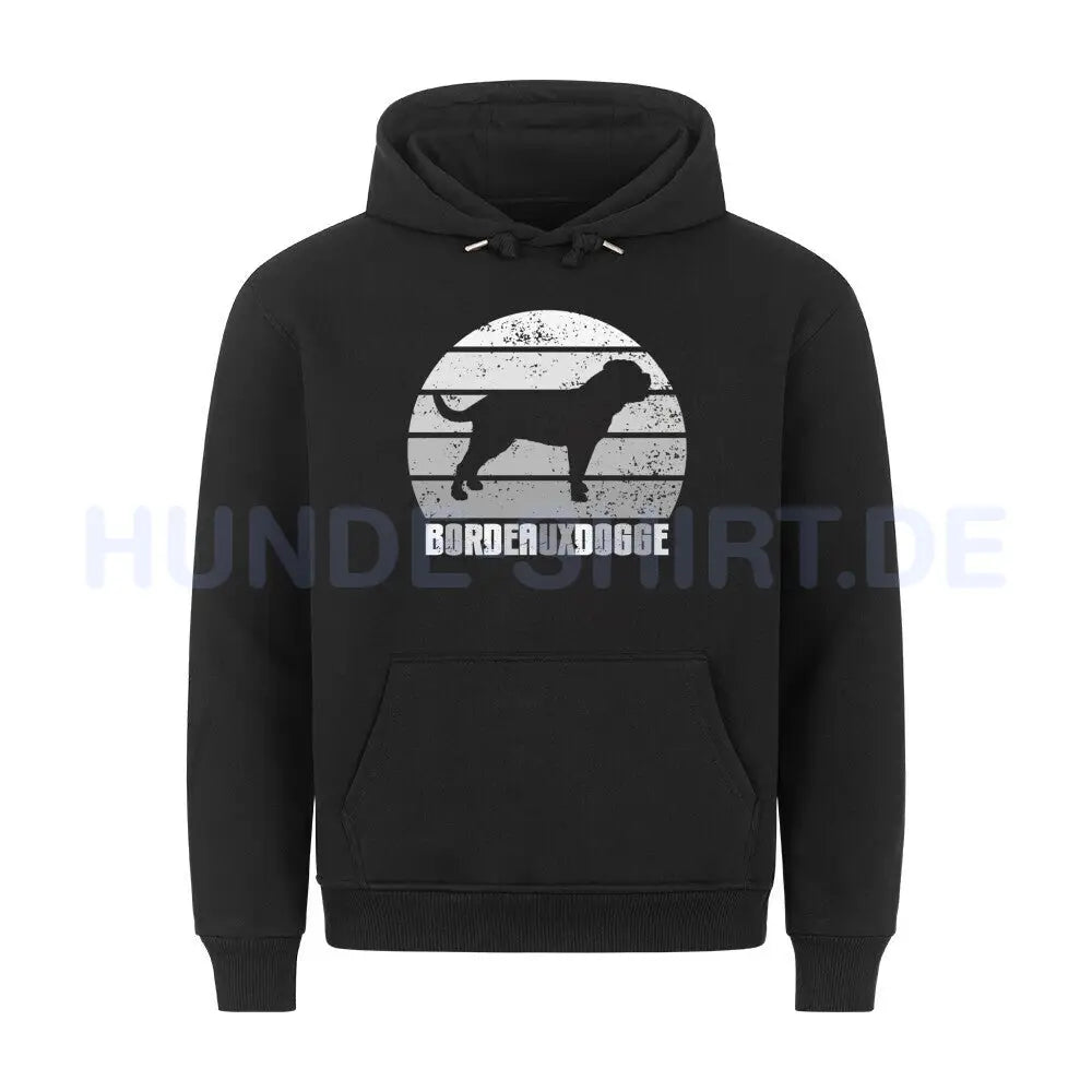 Premium Hoodie "Bordeauxdogge" Schwarz – hunde-shirt.de