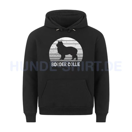 Premium Hoodie "Border Collie" Schwarz – hunde-shirt.de