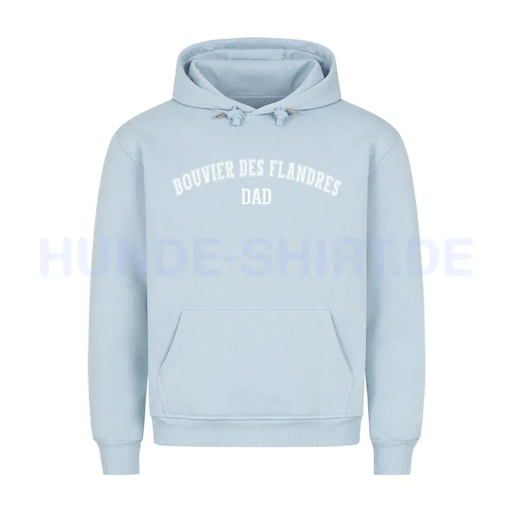 Premium Hoodie "Bouvier - DAD" Babyblau – hunde-shirt.de