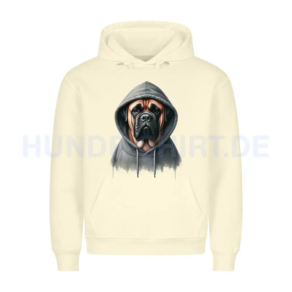 Premium Hoodie "Bullmastiff - Hooded" Beige – hunde-shirt.de