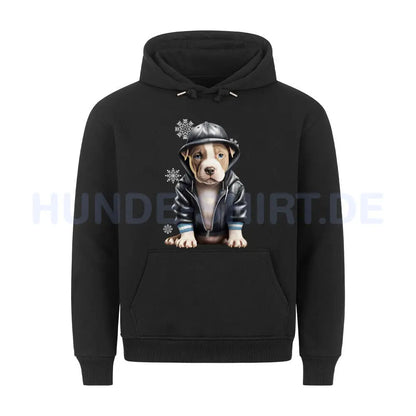 Premium Hoodie "Bully XL / XXL - Frost" Schwarz – hunde-shirt.de