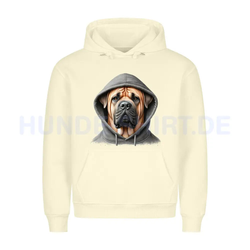 Premium Hoodie "Ca de Bou - Hooded" Beige – hunde-shirt.de