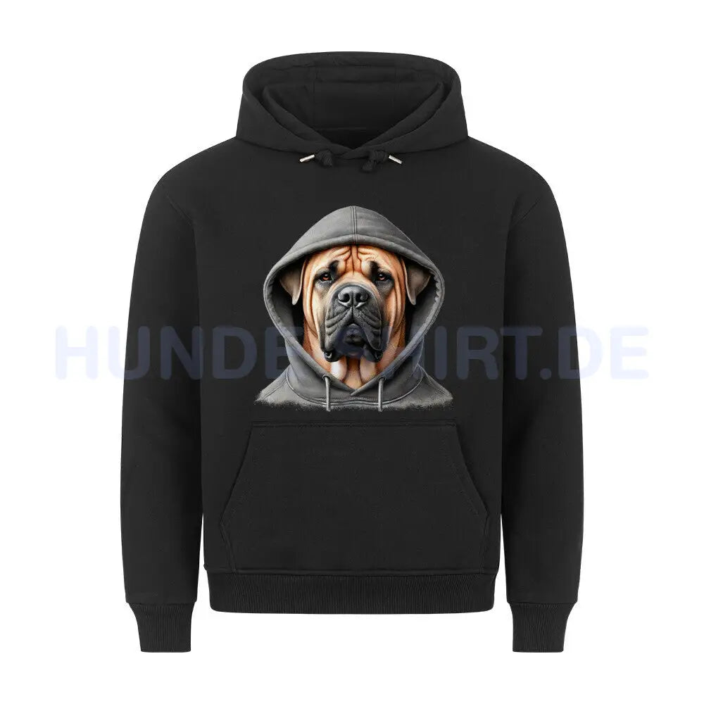 Premium Hoodie "Ca de Bou - Hooded" Schwarz – hunde-shirt.de