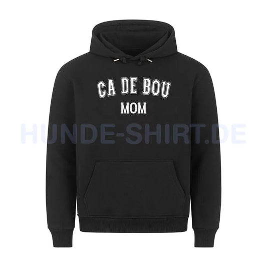 Premium Hoodie "Ca de Bou - MOM" Schwarz – hunde-shirt.de