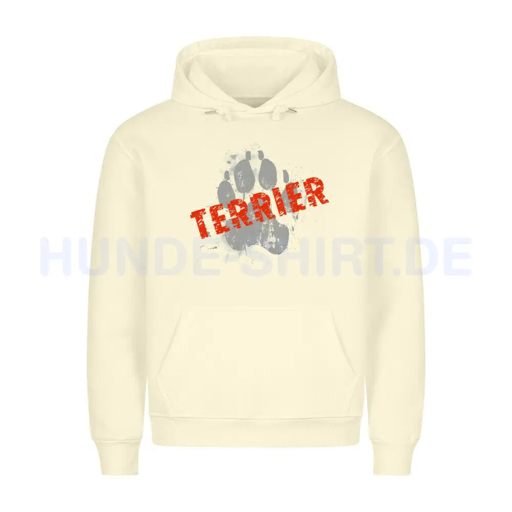 Premium Hoodie "Cairn Terrier - PAW" Beige – hunde-shirt.de