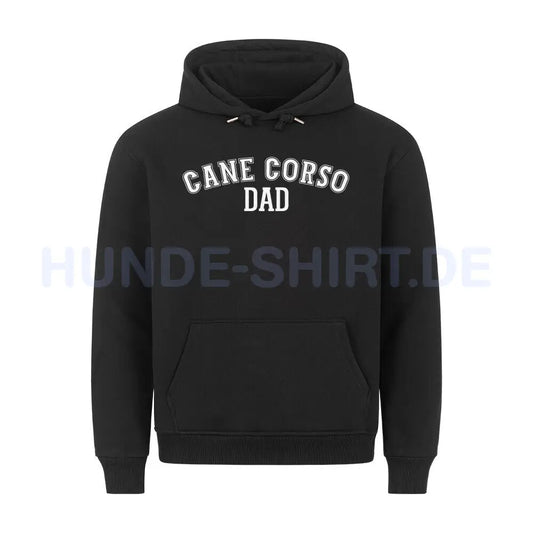 Premium Hoodie "Cane Corso - DAD" Schwarz – hunde-shirt.de