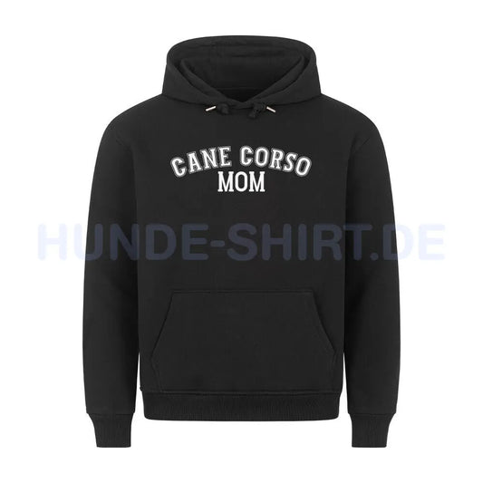 Premium Hoodie "Cane Corso - MOM" Schwarz – hunde-shirt.de