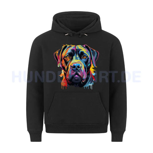 Premium Hoodie "Cane Corso Paint" Schwarz – hunde-shirt.de