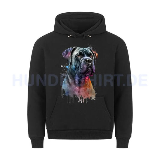 Premium Hoodie "Cane Corso Paint" Schwarz – hunde-shirt.de